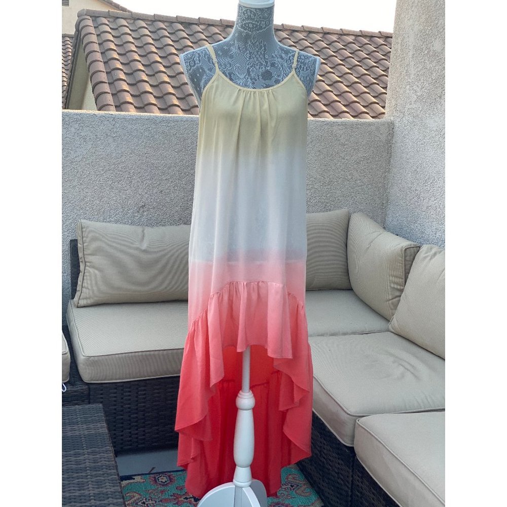 GYPSY 05 HIGH LOW OMBRE DRESS SMALL